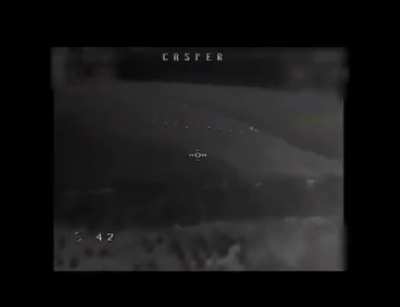 Ukrainian Drone Targeting Russian Infantry Donetsk Region