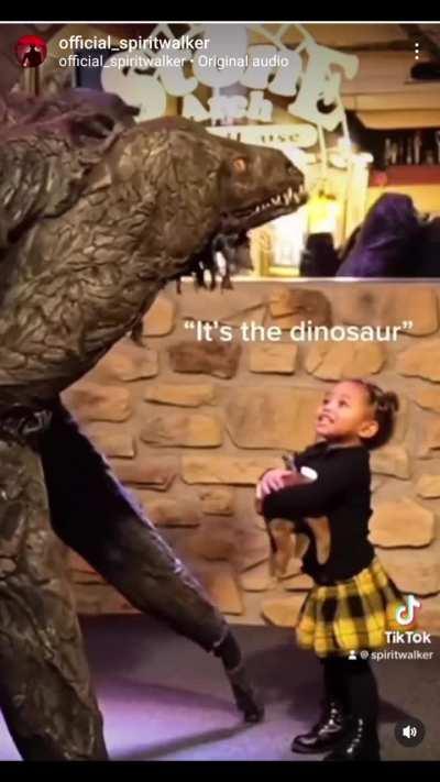 Cute Child and her New Friend