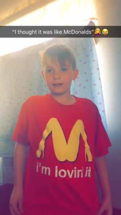 Cursed McDonalds T shirt