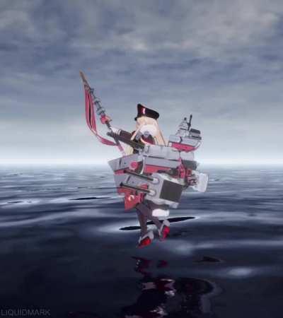 [OC] Sometimes I imagine how pissed or annoyed these guys are because of the stupid shit I make them do if these in-game models are actually sentient..... Anyways, Bismarck speen for you.