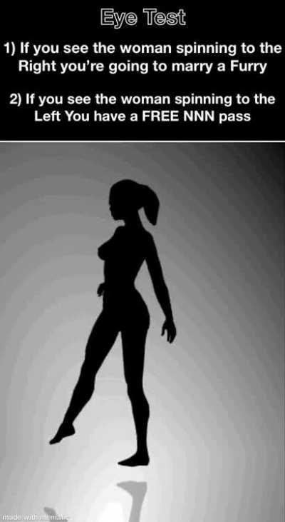 If You’re blind you pass with flying colours.