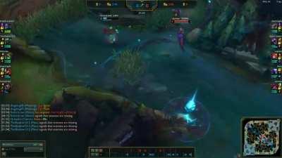 i listened to my double smite botlane to flash the wall for an invade. 10/10 would try again