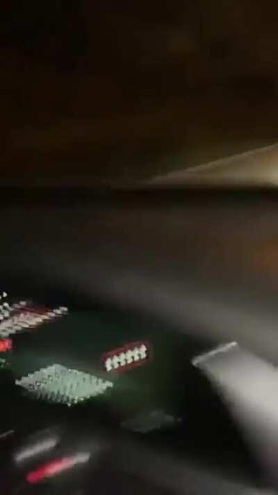 160 Kmh at night in a residential area.