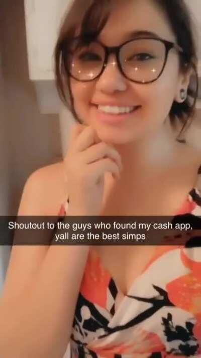 Apparently she has a cash app.
