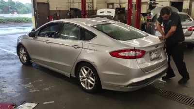 Blurred the license plate, boss!