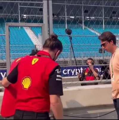 Sainz already hitting the wall