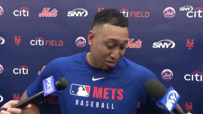 Edwin Diaz says that yesterday, Mets trainers noticed one leg of his legs was longer than the other. They were able to fix the issue but he does not know if it contributed to his removal from today’s game due to cramping.