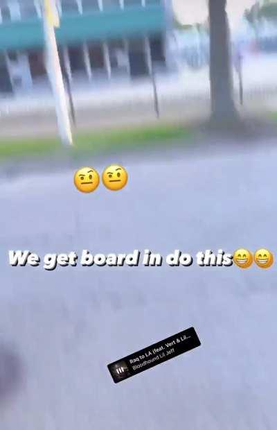 Dude flags his partners in a stolen vehicle. 