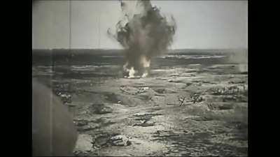 (Insane WW1 Footage): Watch German Stormtroopers retreat to second-line trenches under heavy artillery after a failed attack on French positions.