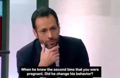 12 year old Lebanese girl, with a doll in her hands, forced to marry an old man. Pregnant twice, she now wants a divorce.