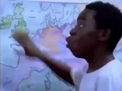 Aula de Geopolítica com o Acerola