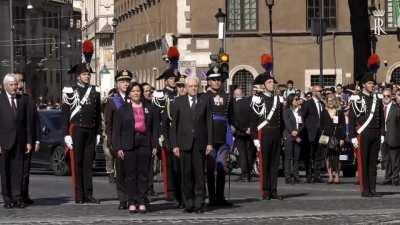 Ultimo tributo per gli ultimi mesi da presidente del Sergione nazionale.