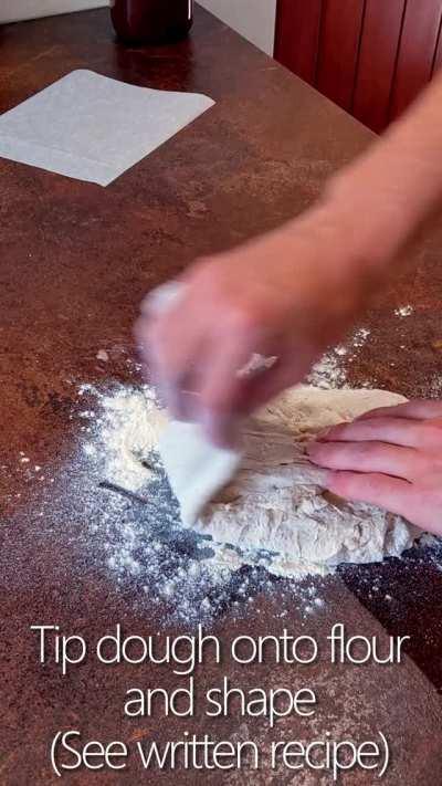 Low-Effort No-Knead Overnight Bread