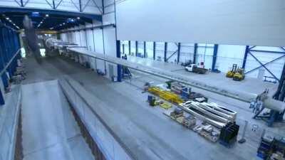 how the biggest wind turbine blades in the world got tested (haliade-x, 107 meters)