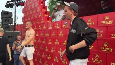 The emotional rollercoaster here... I think someone put drugs in his cocaine