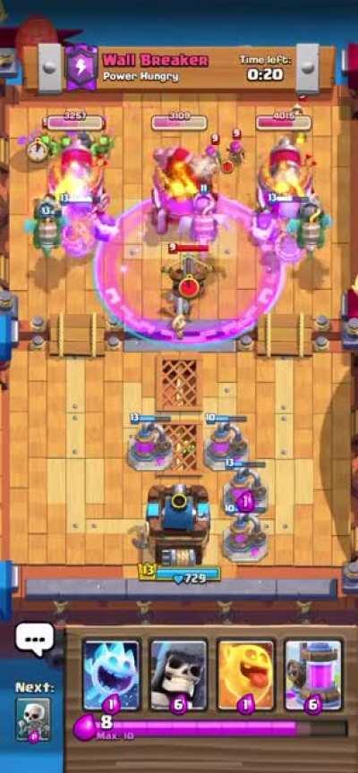 Boat battle instant 3 crown!! If mastered this could break boat defense!!
