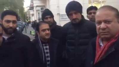 Mian sab off-camera with lafafa 📩💵 journalists