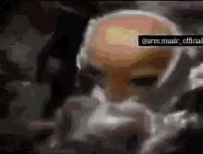 Rihanna’s Baby during the halftime show.