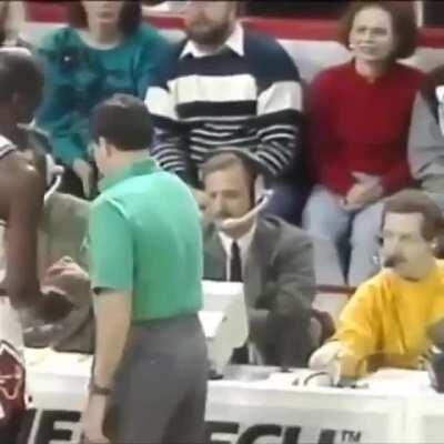 Michael Jordan's pre-game routine