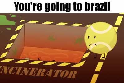 Tennis ball is your tour guide