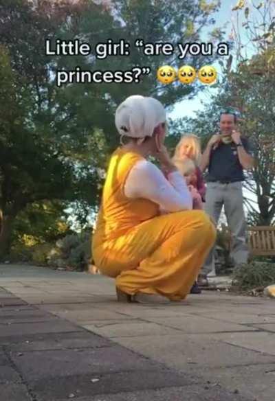 Kids ask woman if she is a princess