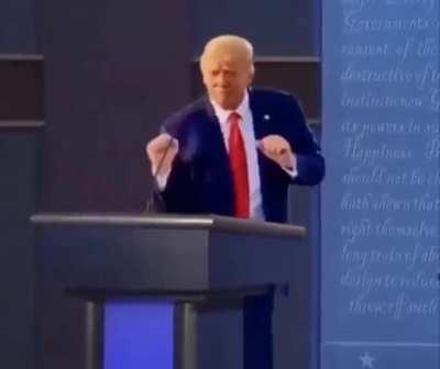 Joe and Trump vibing to the curious George song