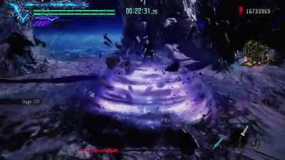 Vergil makes his health bar go brrrrrr