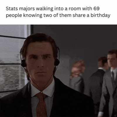 I love statistics 😊