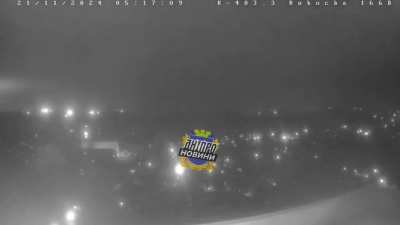 Unblurred angle of Russian ICBMs striking Dnipro