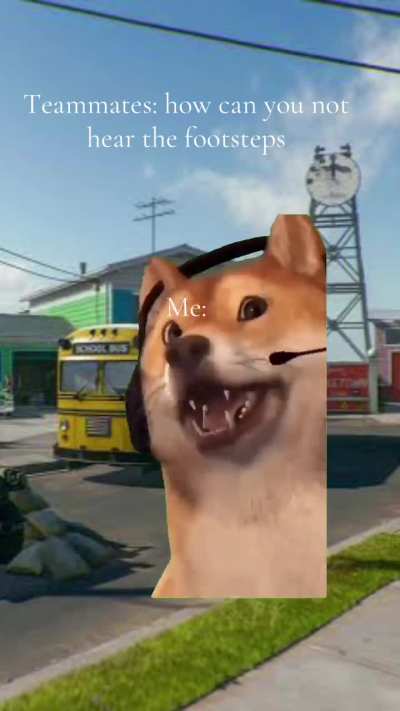 How can u not hear the footsteps