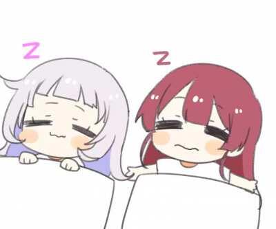 Nothing to see here. It's just Shion and Marine oversleeping.