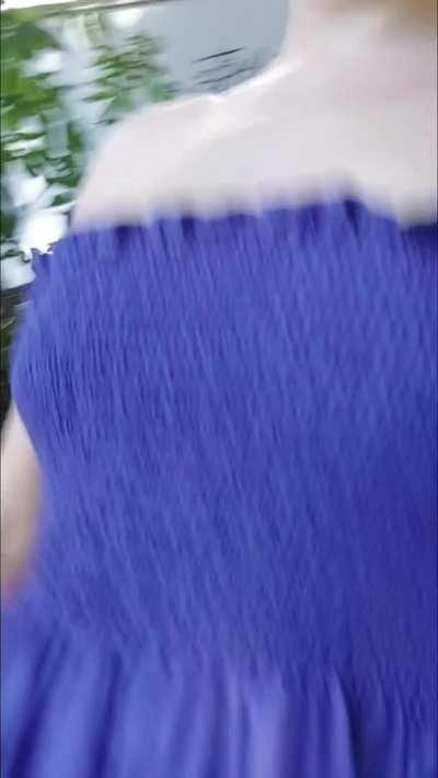 I'm buying more strapless tops and dresses just for this