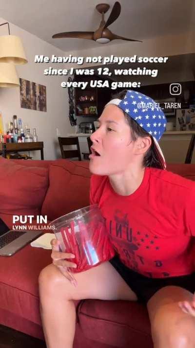 How We Act Whenever USWNT Plays ▶️ ⚽️