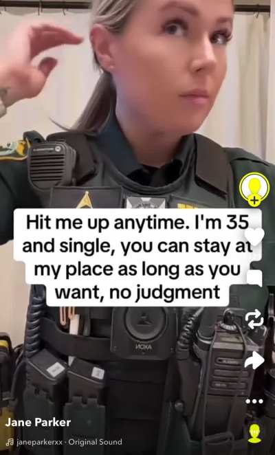 She might not be judging, but I am.