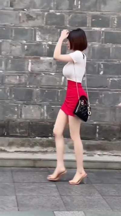 Busty chinese girl