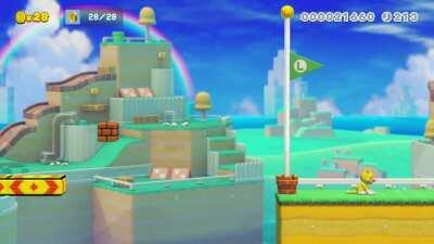 I killed Green Mario for not letting me touch the flag.