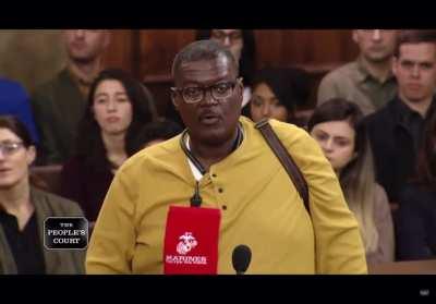 This guy on The People’s Court