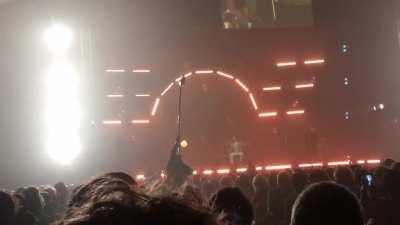 The haunting ancient Celtic Carnyx played for an audience. This is the sound Roman soldiers would have heard their Celtic enemies make.