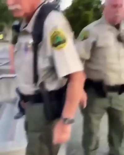 Guy holds donut in front of cops faces, gets arrested