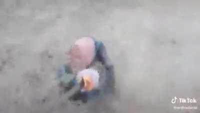 average indonesian during a natural disaster