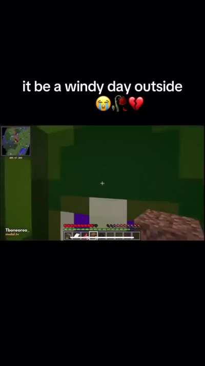 Its fucking wimdy Outside!