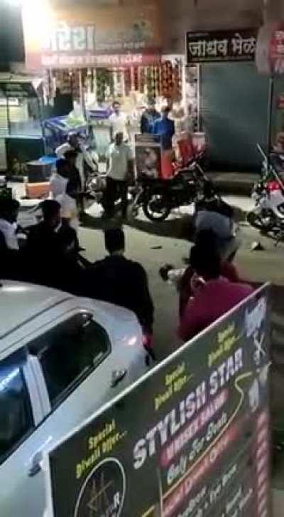 Fight in Pune India, Context in comments