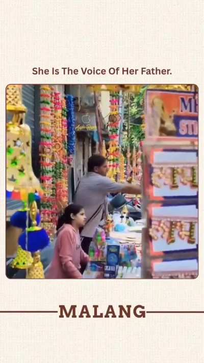 ZKN... A beautiful father-daughter video where the daughter becomes the voice of her father.