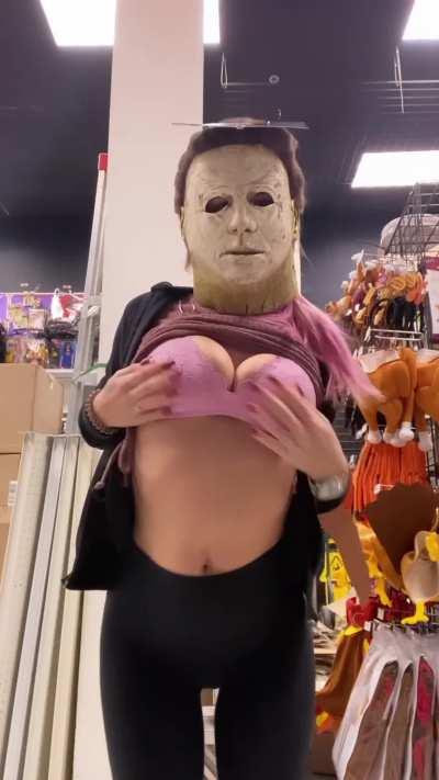 Bet you didn’t think this was what was under Michael Myers’ shirt