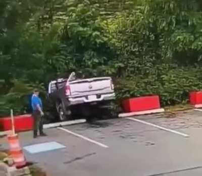 Forgot to appy the parking brake