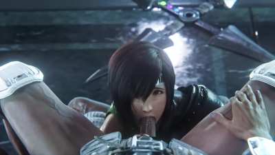 (Yuffie) gives the best blowjobs