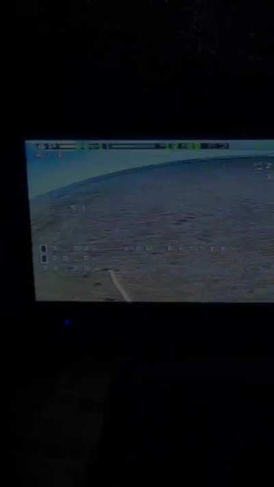 Russian soldiers on electric scooters hit by Ukrainian FPV kamikaze drone. March 2025, location unknown