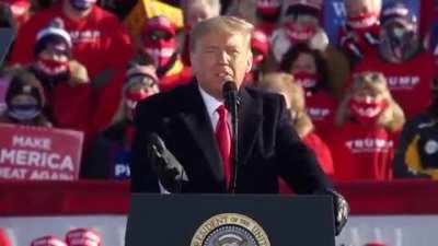 Your President giving a shout out to the most famous man in the world