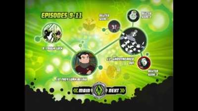 Ghostfreak appears if you leave the season 2 disc 2 episode menu idle