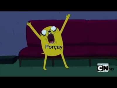 Porçay getting bitten by Erkan